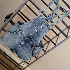 Denim overalls